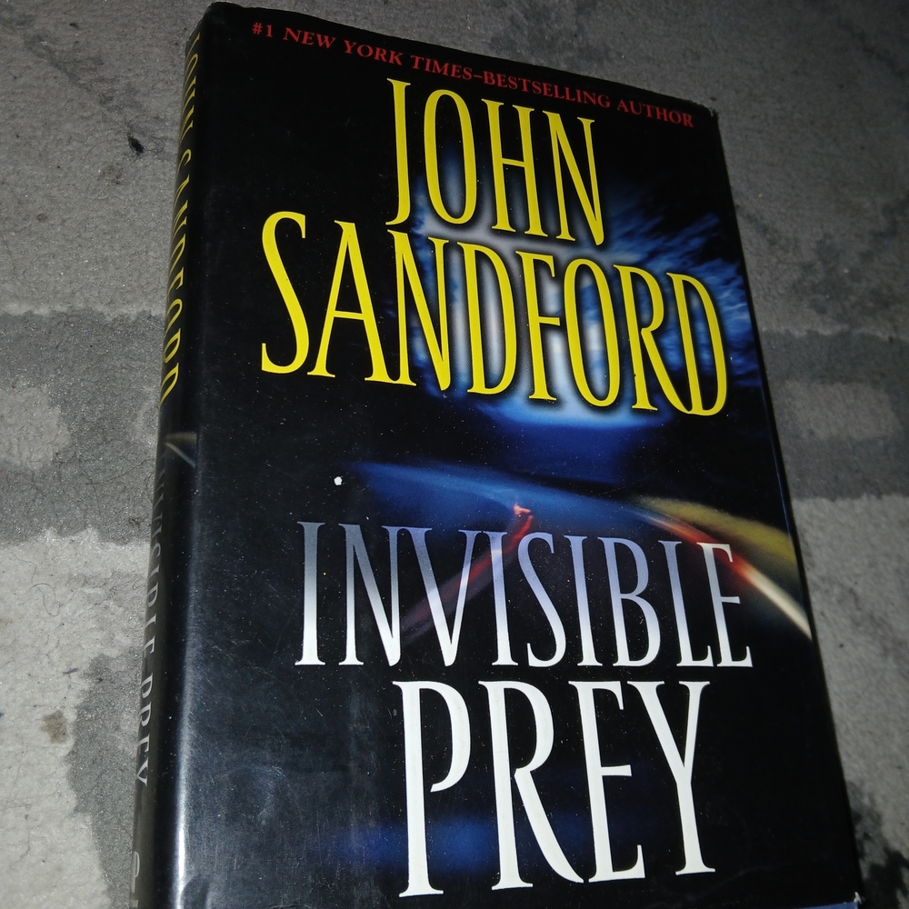 John Sandford Invisible Prey Hardcover Book Like New - BUY 1 ITEM CHOOSE 1 FREE